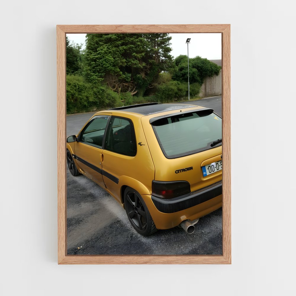 Poster Yellow Ride – affiche Citroën (vue 4)